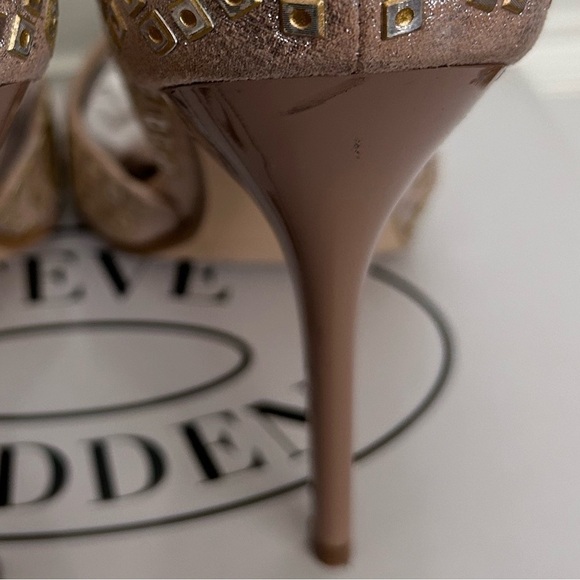Steve Madden Women’s Varcityr Gold Multi D'Orsay Pumps- Size 8M - Picture 7 of 11